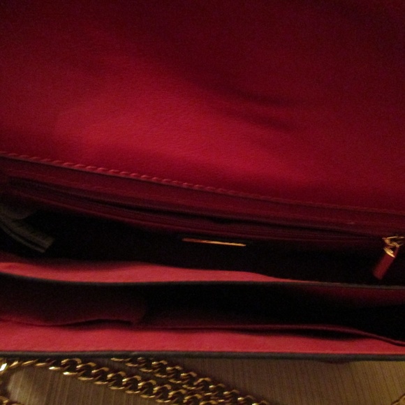 NWOT Burgundy Adolfo Handbag Chain Shoulder Strap - Picture 8 of 8